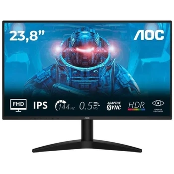 Монитор 23.8" 24B36X, Black, IPS, 1920x1080 (16:9), 0.5 мс, 144 Гц, 300 кд/м², 1500:1 AOC (teh0033301)