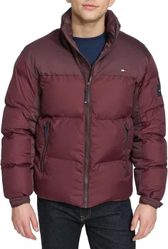 Чоловіча міжсезонна куртка Tommy Hilfiger р. XXL, бордова