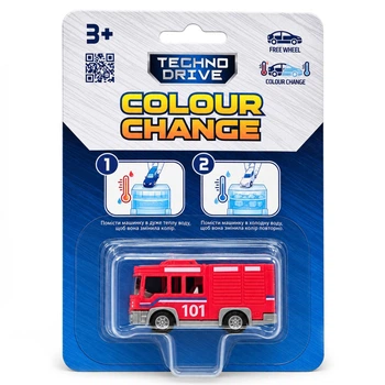 Игровая минимодель авто Color Change TechnoDrive SK-X11KS-12 колеса "free wheel"