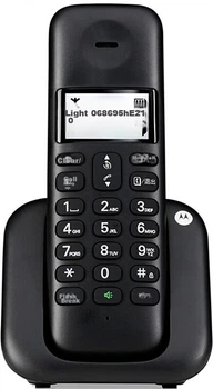 Телефон Motorola T301C беспроводной цифровой с трубкой, черный
