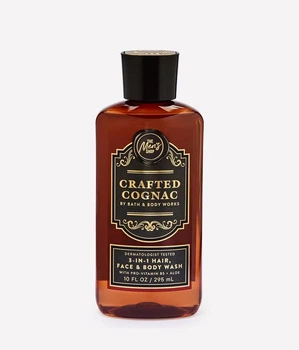 Мужской гель для душа 3 в 1 Bath & Body Works Crafted Cognac, 295 мл