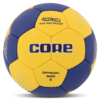 Мяч гандбольный детский размер №0 Core Official 7572-0 Yellow-Blue