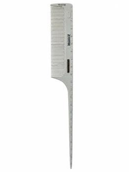 Расческа с разметкой, белая Zauber-manicure 06-038-G138