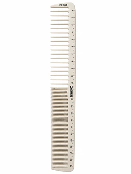 Расческа с разметкой, белая Zauber-manicure 06-038-G53