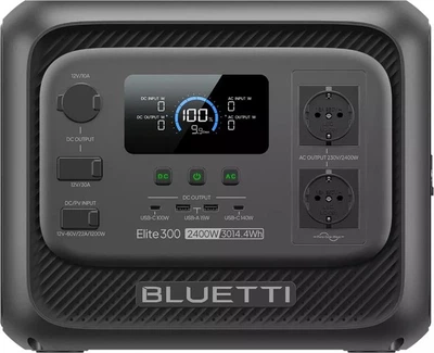 Зарядна станція BLUETTI Elite 300 2400 Вт 3014.4 Вт·год LiFePO4, UPS, Wi-Fi/Bluetooth
