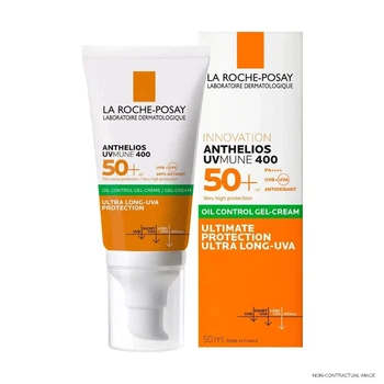 Солнцезащитный гель-крем с матирующим эффектом для жирной кожи La Roche-Posay Anthelios SPF 50+