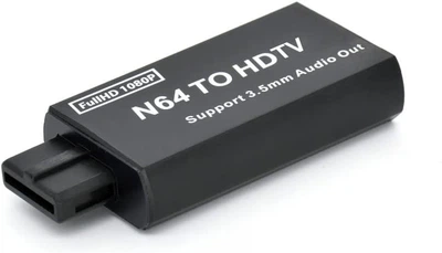 HDMI-конвертер RobinEllis для Nintendo N64/SNES/NGC (1080p, Plug and Play, черный)