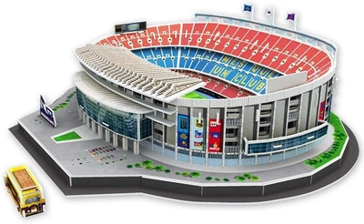 3D пазл-конструктор объёмный картонный camp nou стадион барселоны 41х35х13 см 100 деталей от 3 лет TAV-6766019