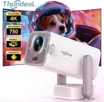 Мультимедійний смарт-проєктор Thundeal TD80 Pro Full HD 1080P Android 13 750 ANSI Wi-Fi Bluetooth Підтримка 4K Домашній кінотеатр