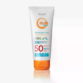 Дитячий сонцезахисний лосьйон Sun Zone із високим ступенем захисту SPF 50 Sun Zone Oriflame 100 мл