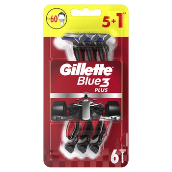 Одноразові станки для гоління (бритви) чоловічі Gillette Blue 3 Nitro, 6 шт