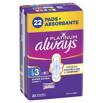 Гігієнічні прокладки Always Platinum Super Extra (Розмір 3) 22 шт