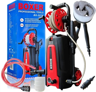Мойка высокого давления Boxer BX-3276 с насосом и щёткой для автомобиля