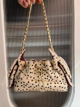 Сумка жіноча Chanel 25 Mini Handbag хутро (184)