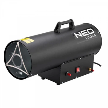 Теплова гармата газова Neo Tools, 50 кВт, 300 м2, 650 м3/год, чорний, 7.5 кг 90-085-01
