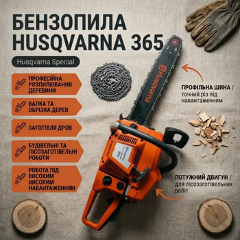 Бензопила Husqvarna 365 XP Профессиональная бензопила для дров и дерева
