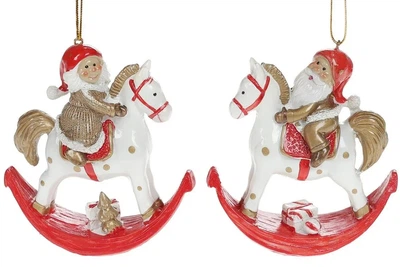 Декоративная подвесная фигурка Гномик на коне 10 см 823-405 BonaDi 823-405 4279328