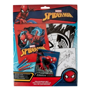 Набір Kids Licensing Spiderman Розмальовки з олівцями (SP50020)