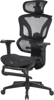 Кресло офисное OfficePro Onix OC975B Mesh эргономичное Black