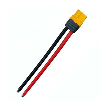 Кабель силовий Amass XT60H-F мама 22см силіконовий кабель 12AWG для АКБ 60 А