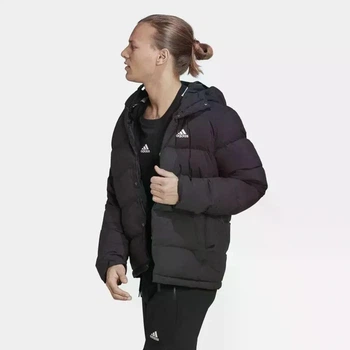 Мужской пуховик Adidas Helionic Hooded Down M Black HG8751