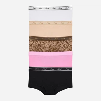 Набор трусиков шортиков женских хлопковых Victoria's Secret 309772414 S 5 шт Яркий микс (1161728430)