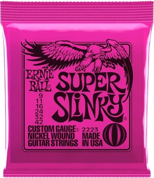 Струны для электрогитары Ernie Ball 2223 Super Slinky Nickel Wound 9/42