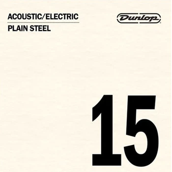 Струна Dunlop DPS15 Plain Steel String .015