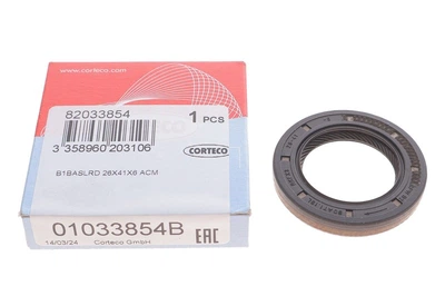 Сальник 26x41x6 OPEL/FIAT, CORTECO (01033854B)