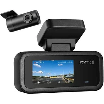 Автомобільний відеореєстратор комплект Xiaomi 70mai Dash Cam A210 Global + задня камера Rear Cam RC21 (керування зі смартфону)