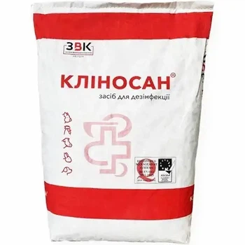 Кліносан 10 кг — дезінфікуючий порошок для тваринницьких приміщень, кліток, інвентарю та обладнання