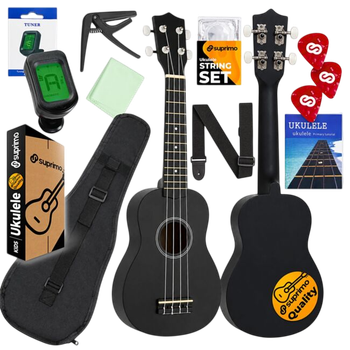 Ukulele Suprimo UK21 SET BK V2