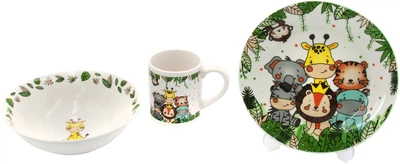Дитячий набір Milika ZooFamily 3 предмети (M0690-Zibo10ZooFamily)