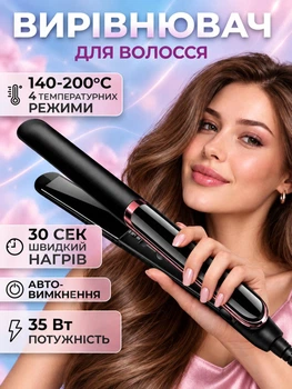 Выпрямитель для волос утюжок выравниватель стайлер утюг, профессиональные щипцы для выравнивания укладки, быстрый нагрев, ЖК-дисплей, керамическое покрытие, система блокировки
