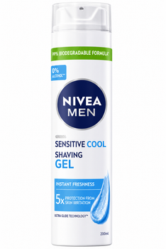 Гель NIVEA для бритья 200 мл Охлаждающий для чувствительной кожи
