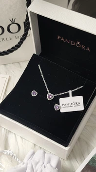 Набор Pandora "Пурпурное сердце"+ полная упаковка