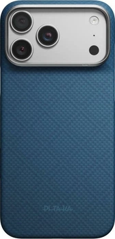Чохол для смартфона Apple iPhone 18 Pro Max/17 Pro Max Pitaka Edge Case Argyle MagSafe Midnight Blue (KI1816PM)