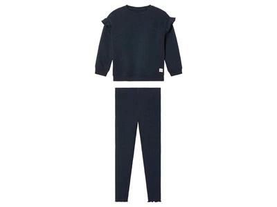 Костюм (свитшот и лосины) для девочки Lupilu LIDL 451194 110-116 см (4-6 years) темно-синий