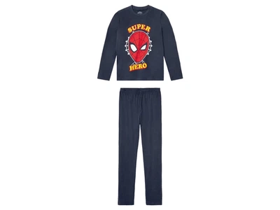 Пижама (лонгслив и штаны) для мальчика Disney Spider Man 373906 098-104 см (2-4 years) темно-синий