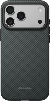 Чохол для смартфона Apple iPhone 18 Pro Max/17 Pro Max Pitaka Summa Case MagSafe Black-Grey (KI1801SPM)