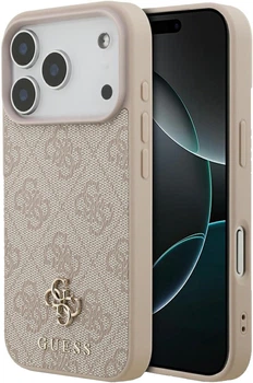 Чохол для смартфона Guess 4G Small Classic Logo MagSafe для Apple iPhone 18 Pro / Apple iPhone 17 Pro Pink (3666339652463)