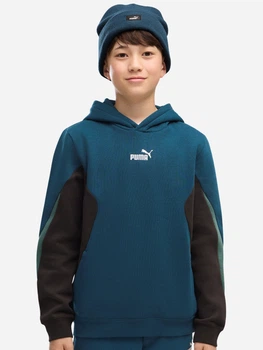 Подростковое худи для мальчиков Puma Essentials Block 69473536 134-140 см Синее (4070033463376)