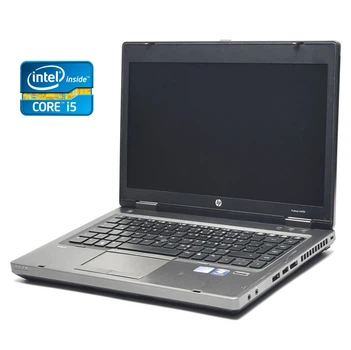 Ноутбук HP ProBook 6460b / 14" (1366x768) TN / Intel Core i5-2520M (2 (4) ядра по 2.5 - 3.2 GHz) / 8 GB DDR3 / 120 GB SSD / Intel HD Graphics 3000 / DVD-RW б/у