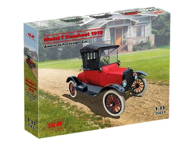 Сборная модель ICM автомобиля Model T Runabout 1918 года — масштаб 1:35 (35831)