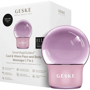 Массажер для лица GESKE Cool&Warm Face and Body Massager 7в1 Pink (HB0302) [176753]