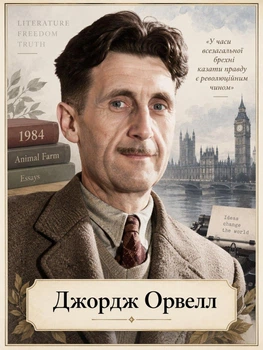 Портрет "Джордж Орвелл", розмір 30х40 - А3