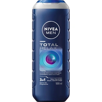 Гель для душа для тела, лица и волос Nivea Men Total Relax, 500 мл