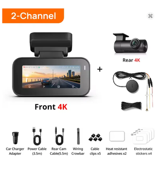 Видеорегистратор 70mai Dash Cam A900 Dual 4K + камера заднего вида 4K + 4g модуль UP04