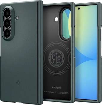 Etui plecki Spigen Air Fit Pro (Mag Fit) do Samsung Galaxy Z Fold8 Ultra Green (8800337246261)