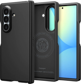 Etui plecki Spigen Tough Armor Pro (Mag Fit) do Samsung Galaxy Z Fold8 Ultra Black (8800337246407)